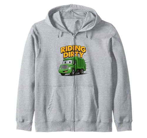 Fahren mit schmutzigem Müll und Recycling von Müllwagen für Kinder, Jungen und Kleinkinder Kapuzenjacke Fahren mit schmutzigem Müll und Recycling von Müllwagen für Kinder, Jungen und Kleinkinder Kapuzenjacke von Recycling Garbage Truck Apparel Co.