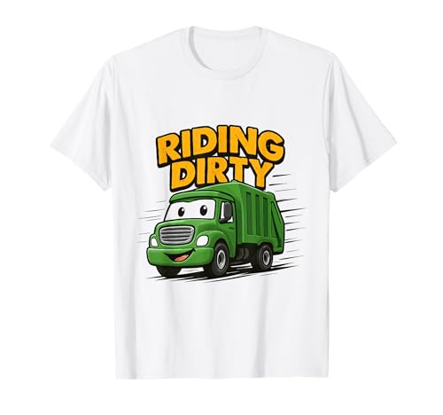 Fahren mit schmutzigem Müll und Recycling von Müllwagen für Kinder, Jungen und Kleinkinder T-Shirt Fahren mit schmutzigem Müll und Recycling von Müllwagen für Kinder, Jungen und Kleinkinder T-Shirt von Recycling Garbage Truck Apparel Co.