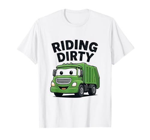 Fahren mit schmutzigem Müll und Recycling von Müllwagen für Kinder, Jungen und Kleinkinder T-Shirt Fahren mit schmutzigem Müll und Recycling von Müllwagen für Kinder, Jungen und Kleinkinder T-Shirt von Recycling Garbage Truck Apparel Co.