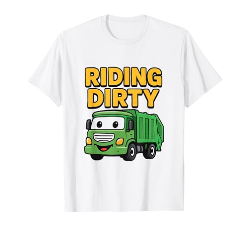 Fahren mit schmutzigem Müll und Recycling von Müllwagen für Kinder, Jungen und Kleinkinder T-Shirt Fahren mit schmutzigem Müll und Recycling von Müllwagen für Kinder, Jungen und Kleinkinder T-Shirt von Recycling Garbage Truck Apparel Co.