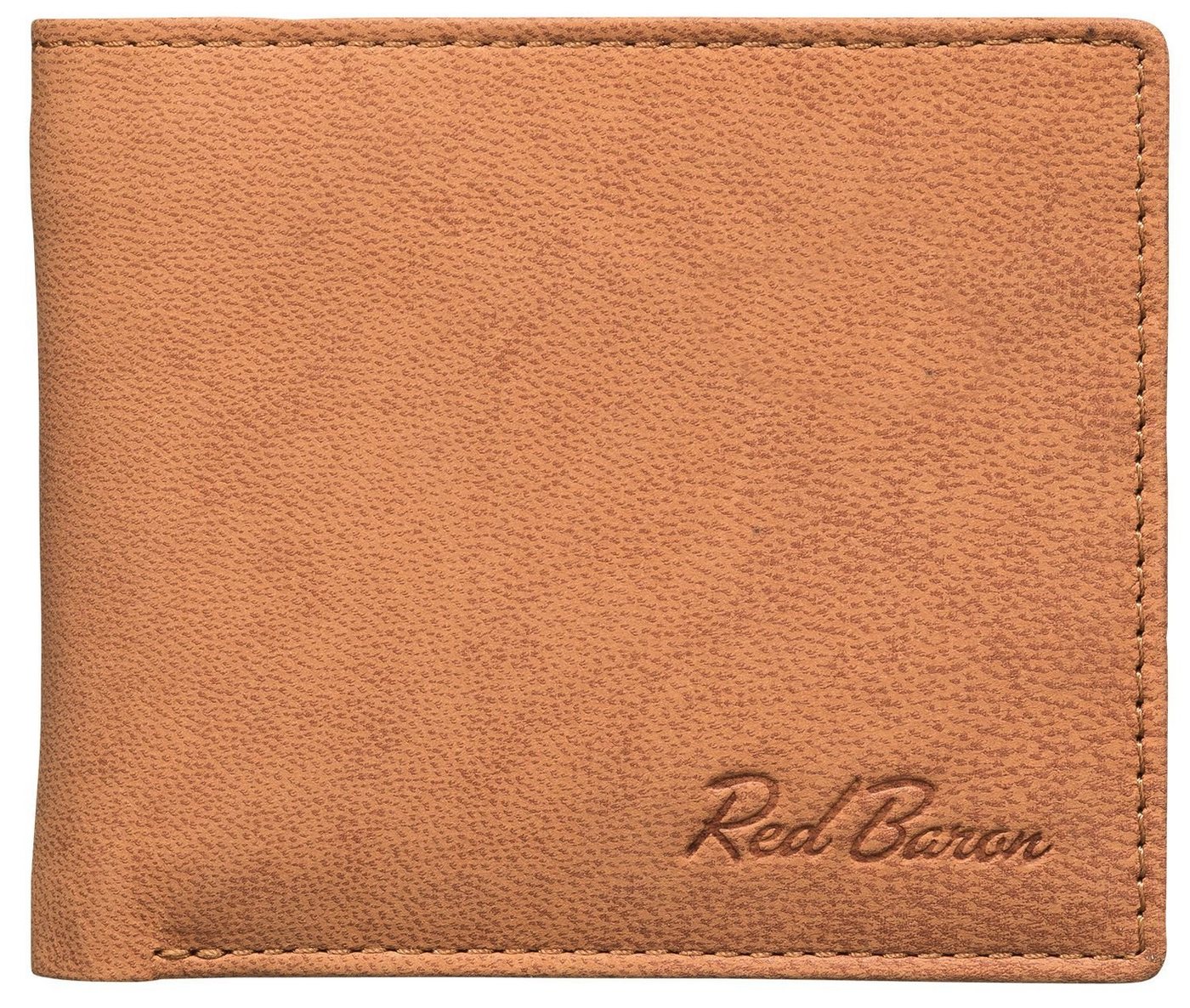 Red Baron Geldbörse RB-WT-008-02, Kreditkartenfächer, Steckfächer, Geldklammer, schlicht von Red Baron