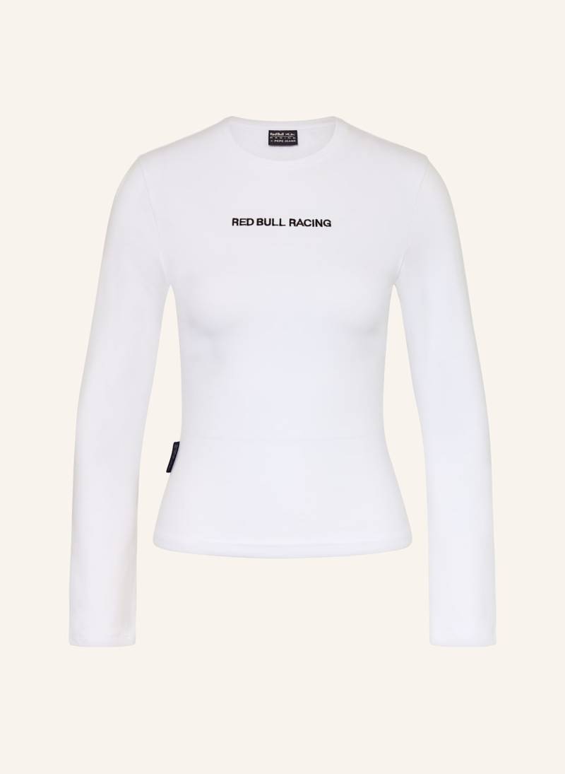 Red Bull Racing X Pepe Jeans Longsleeve weiss von Red Bull RACING x PEPE JEANS