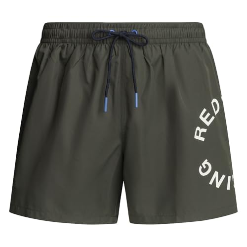 Red Bull Racing X Pepe Jeans Herren RBR Circle Logo Shorts, Grün (Olivgrün), L/XL von Red Bull Racing X Pepe Jeans