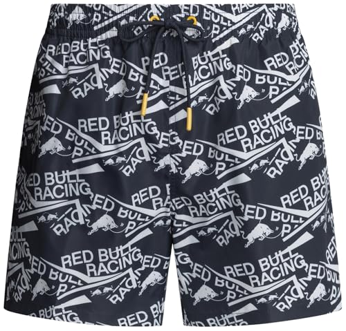 Red Bull Racing X Pepe Jeans Herren Rbr Abstract Print Shorts, Blau (Marineblau), Verschiedene Größen von Red Bull Racing X Pepe Jeans