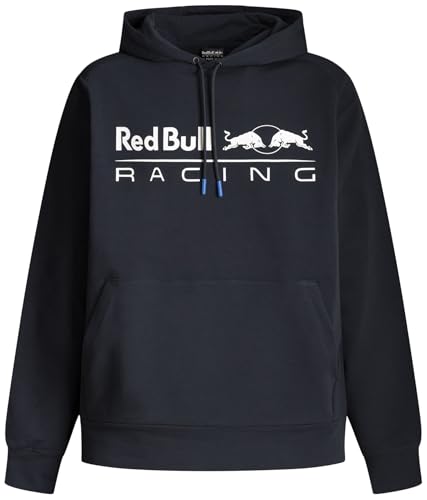 Red Bull Racing X Pepe Jeans Herren Team Logo Hoody Sweatshirt, Blau (Dulwich Blue), XS von Red Bull Racing X Pepe Jeans