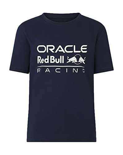 Red Bull Racing F1 Team Logo Formula Kids T-Shirt Offizielles Formel 1 - Blau - 10 Jahre von Castore