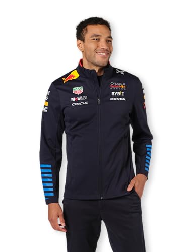 Red Bull Racing Formel 1 Team – Offizieller Merchandise-Artikel 2024 – Replica Night Sky Softshell-Jacke – Unisex (3XL, Regular), midnight blue von Red Bull Racing