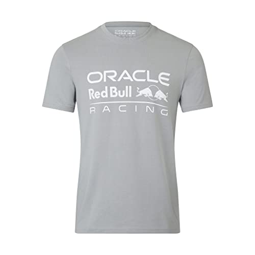 Red Bull Racing Offizielles Formel 1 F1 Team Logo Formel T-Shirt - Grau - M von Castore