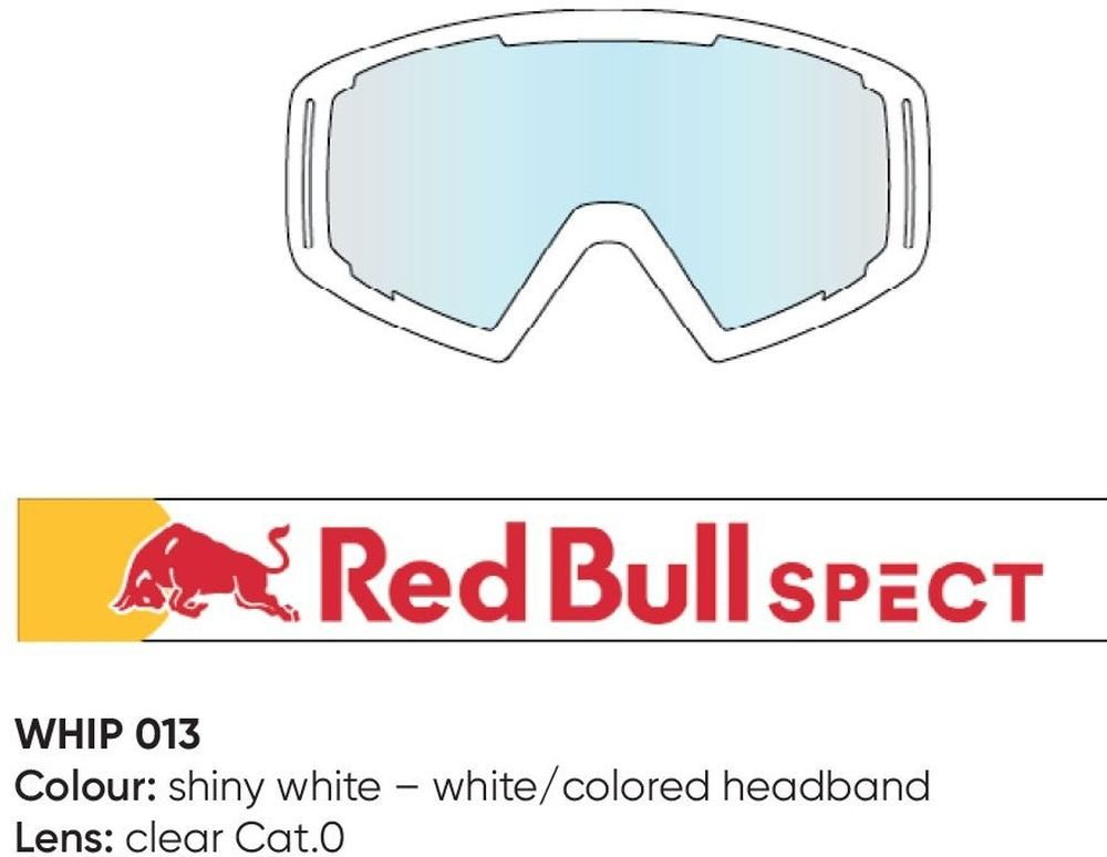 Red Bull Spect Sportbrille Red Bull Whip Mx Goggles Singel Lens White Clear Red Bull Spect Sportbrille Red Bull Whip Mx Goggles Singel Lens White Clear von Red Bull Spect