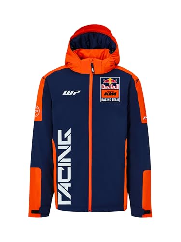 Red Bull - KTM Replica Team Winterjacke - Offizielles Merchandise, Racing Logos, Dynamischer Druck, Hochleistungs-Isolierung - Herren - L - Blau/Orange von Red Bull