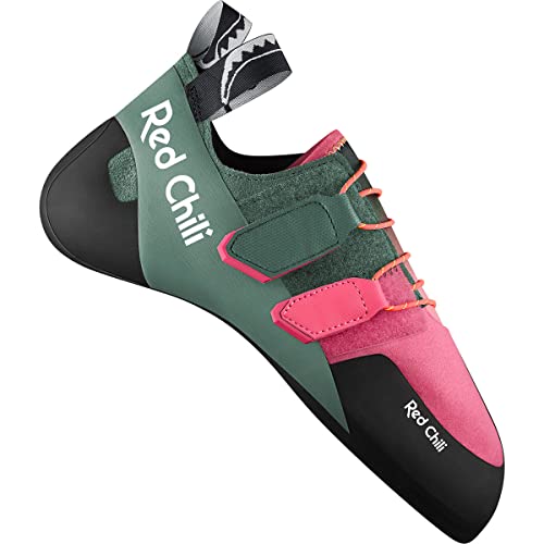 Red Chili Fusion Lv Ii Grün-Pink - Komfortabler Damen Performance Kletterschuh, Größe EU 35.5 - Farbe Raspberry von Red Chili