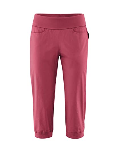 Red Chili W Gela 3/4 Pants Ii Pink - Lässige komfortable Damen 3/4 Kletterhose, Größe M - Farbe Rhubarb Red von Red Chili