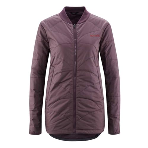 Red Chili W Jarle Jacket Lila - Wärmende leichte Damen Jacke aus Recycling-Material, Größe L - Farbe Dark Plum von Red Chili