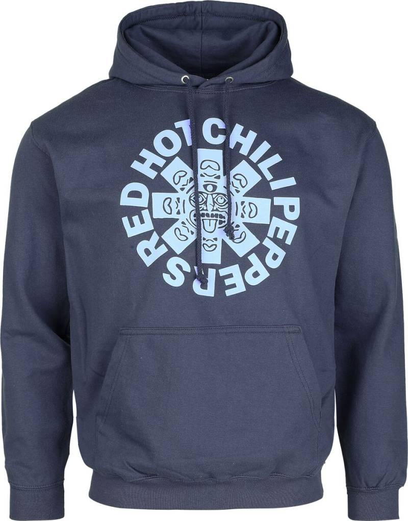 Red Hot Chili Peppers Kapuzenpullover - Aztek Logo - S bis XXL - für Männer - Größe XL - blue  - Lizenziertes Merchandise! von Red Hot Chili Peppers