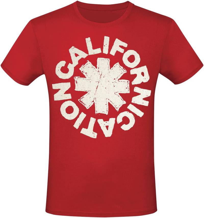 Red Hot Chili Peppers T-Shirt - Californication - S bis 3XL - für Männer - Größe L - rot  - Lizenziertes Merchandise! von Red Hot Chili Peppers
