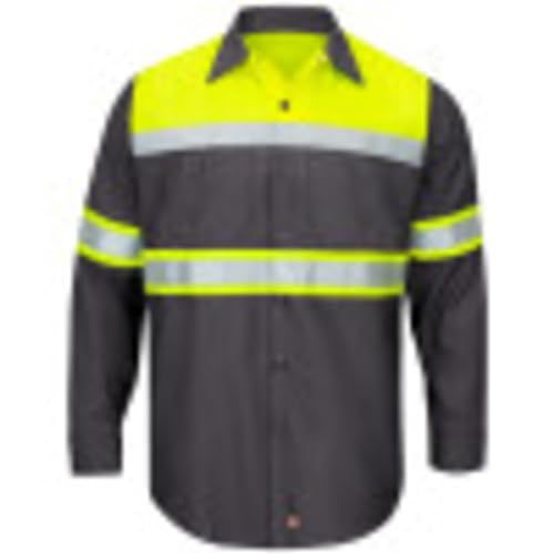 Red Kap Herren Hi-Vis Ls Colorblock Ripstop Arbeitshemd Typ O, Klasse 1 - - XX-Large von Red Kap