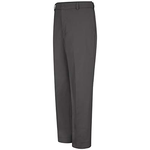 Red Kap Herren Stain Resistant, Flat Front Work Pants Hose, anthrazit, 48W / 30L von Red Kap