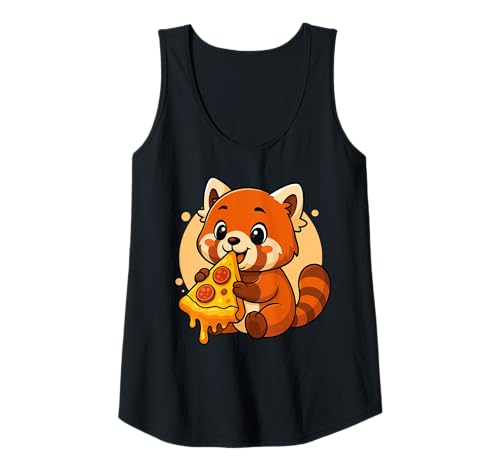 Damen Lustiger Panda isst Pizza Grafik Jungen Mädchen Rot Panda Liebhaber Tank Top Damen Lustiger Panda isst Pizza Grafik Jungen Mädchen Rot Panda Liebhaber Tank Top von Red Panda Eating Pizza Graphic Design