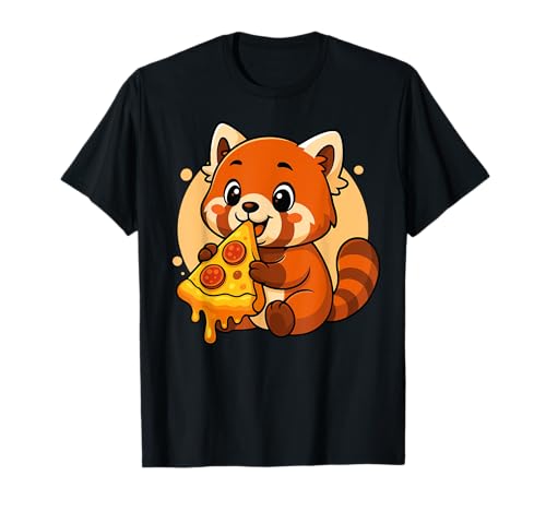 Lustiger Panda isst Pizza Grafik Jungen Mädchen Rot Panda Liebhaber T-Shirt Lustiger Panda isst Pizza Grafik Jungen Mädchen Rot Panda Liebhaber T-Shirt von Red Panda Eating Pizza Graphic Design