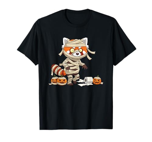 Lustiger roter Panda Mama Kürbis Halloween Kinder Herren Damen T-Shirt Lustiger roter Panda Mama Kürbis Halloween Kinder Herren Damen T-Shirt von Red Panda Lovers Cute Halloween Outfits Boy Girl
