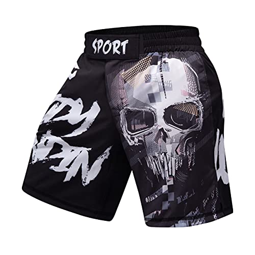 Red Plume MMA Fight Shorts Herren Sport Training Boxhose, Stil B, XX-Large von Red Plume