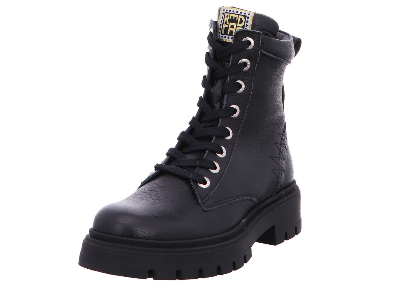 Schnürboot in schwarz - Gr. - 38 von Red Rag