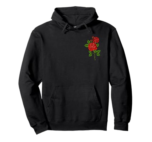 Coole rote Rosen, elegantes Blumen-Design für Männer, Frauen und Jugendliche Pullover Hoodie Coole rote Rosen, elegantes Blumen-Design für Männer, Frauen und Jugendliche Pullover Hoodie von Red Roses Floral
