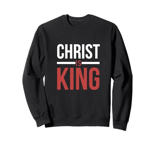 Jesus Christus ist König der Könige Herr der Herren Rev 19 16 Sweatshirt von Red Sea Party