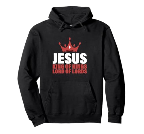 Jesus König der Könige Herr der Herren Offenbarung 19 16 Pullover Hoodie von Red Sea Party