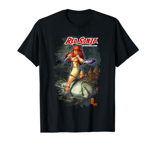 Mark Silvestri Comiccover Sie Devil Warrior Woman T-Shirt Mark Silvestri Comiccover Sie Devil Warrior Woman T-Shirt von Red Sonja