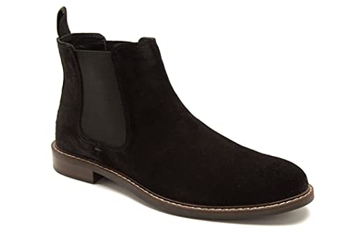 Thomas Crick Herren Bateman Chelsea Boots, Black, 42 EU von Thomas Crick