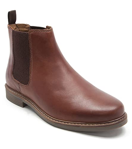 Thomas Crick Herren Bamford Chelsea Boots, Brown, 42 EU von Thomas Crick