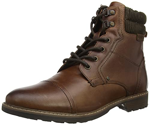 Thomas Crick Herren Hardy Biker Boots, Brown, 41 EU von Thomas Crick