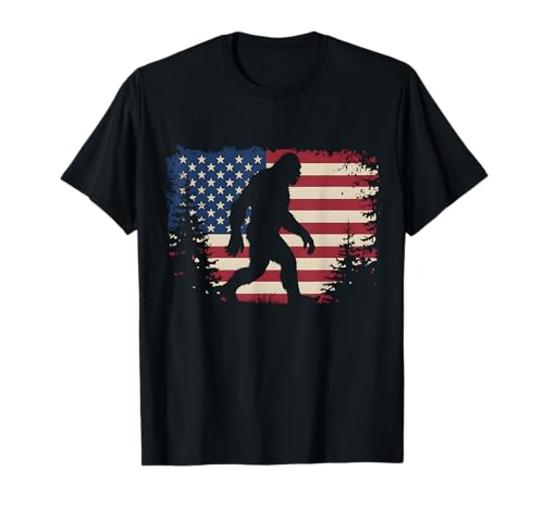 Bigfoot 4. Juli Amerikanische USA-Flagge Patriotische Kinder T-Shirt Bigfoot 4. Juli Amerikanische USA-Flagge Patriotische Kinder T-Shirt von Red White and Bigfoot Distressed Flag Patriotic.