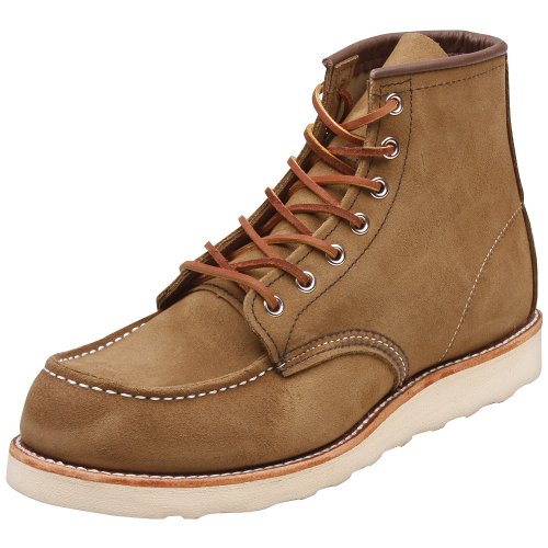 Red Wing Mens Classic Moc Toe 8881 Brown Suede Boots 43 EU von Red Wing Shoes