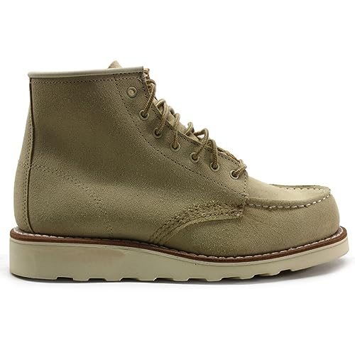 Red Wing Damen Classic Moc Suede Cream Stiefel 40 EU von Red Wing