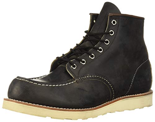 Red Wing Herren 15,2 cm, Moc Toe-M Mode-Stiefel, Kohle rau und robust, 45 EU von Red Wing