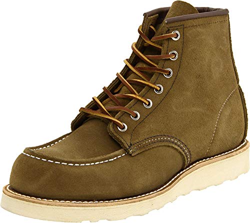 Red Wing Mens Classic Moc Toe 8881 Brown Suede Boots 44.5 EU von Red Wing