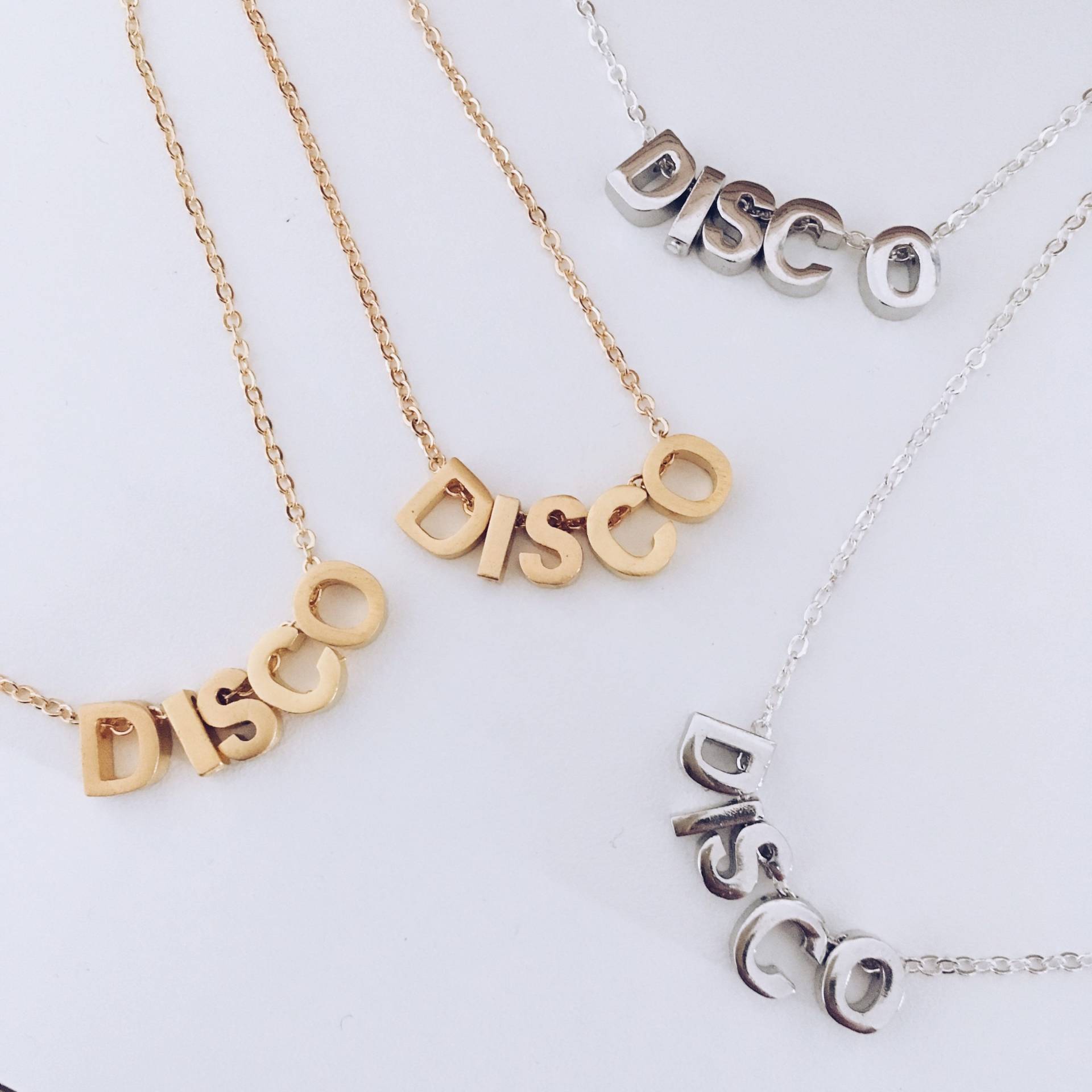 Disco Halskette von RedBirdMakes