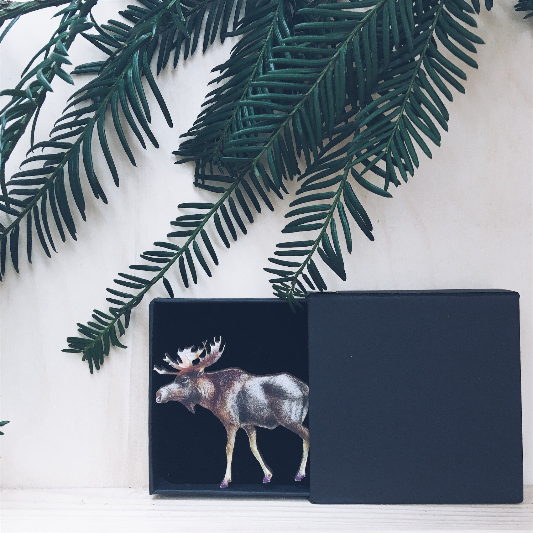 Waldelch Pin/Brosche von RedBirdMakes