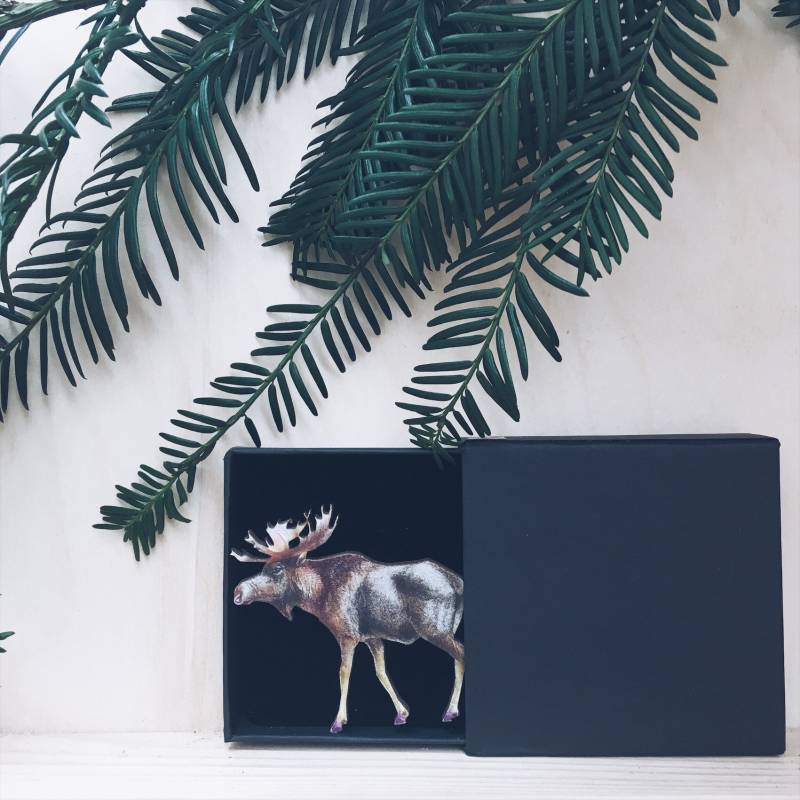 Waldelch Pin/Brosche von RedBirdMakes