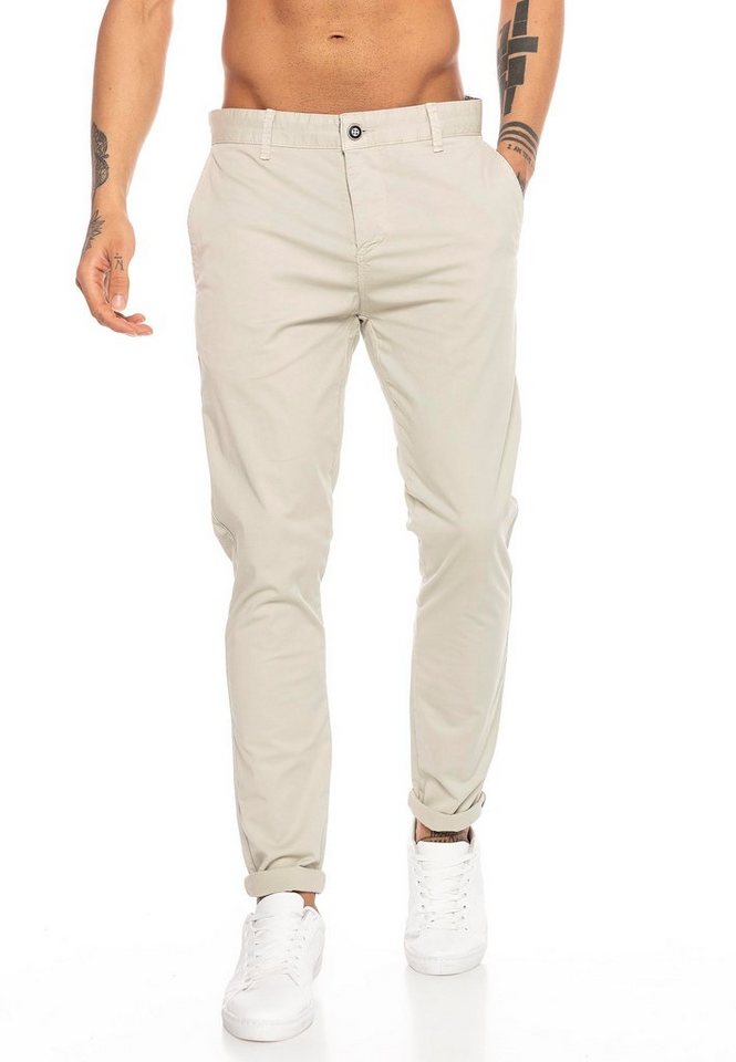 RedBridge Chinohose Red Bridge Herren Hose Chino Pants Stone W32L32 von RedBridge