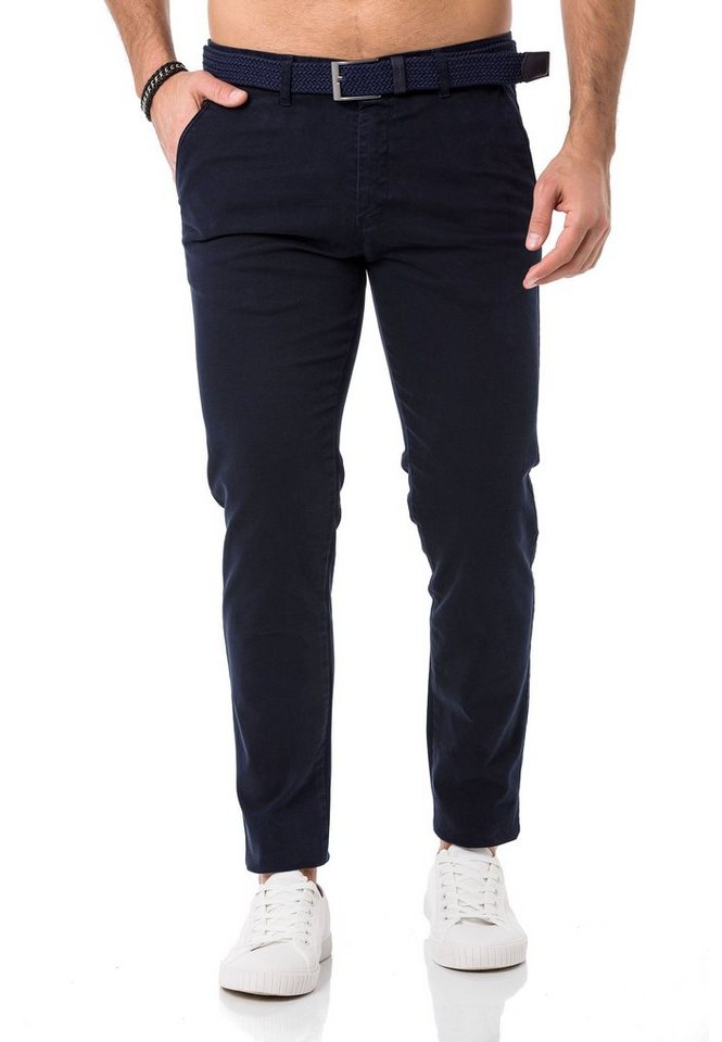 RedBridge Chinohose inklusive hochwertigem Stretch-Gürtel Casual Diese Hose kommt mit einem modischen und robusten Stretch-Gürtel. RedBridge Chinohose inklusive hochwertigem Stretch-Gürtel Casual Diese Hose kommt mit einem modischen und robusten Stretch-Gürtel. von RedBridge