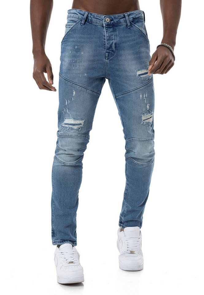 RedBridge Destroyed-Jeans Regular Fit Premium Qualität 5-Pocket-Style von RedBridge