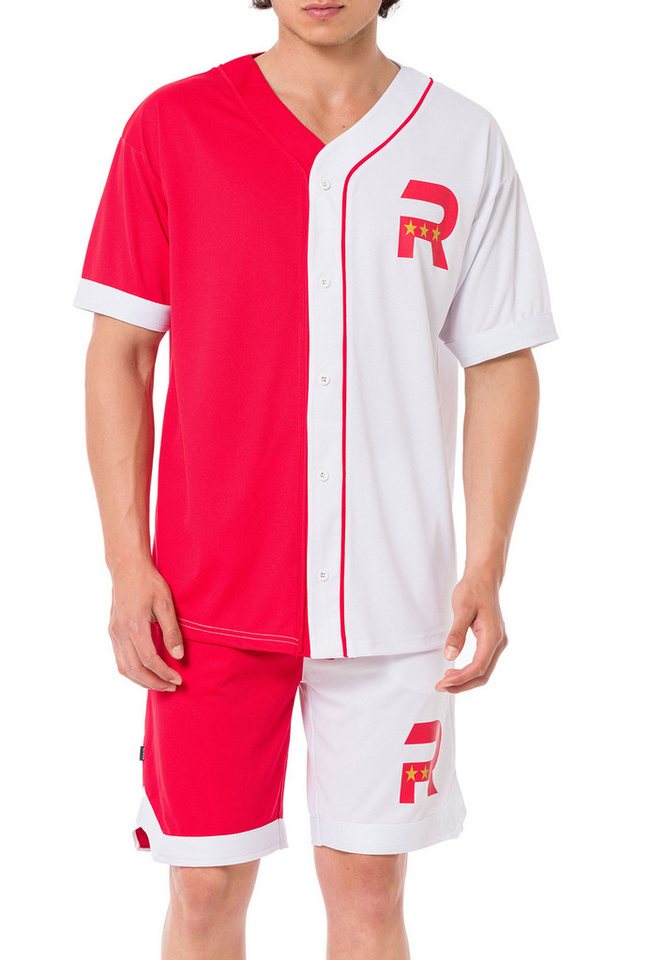 RedBridge T-Shirt & Shorts Red Bridge Herren Set Baseball Trikot und Hose (Set, 2-tlg., T-Shirt & Shorts) von RedBridge
