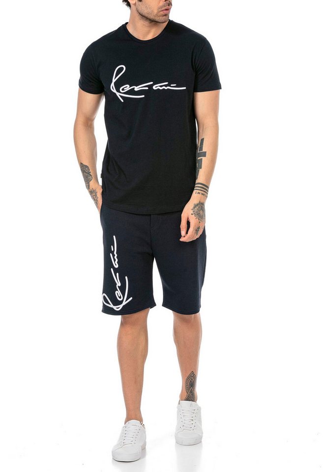 RedBridge T-Shirt & Shorts Red Bridge Herren Set Sweat Freizeit Anzug T-Shirt Hose (Set, 2-tlg., T-Shirt & Shorts) von RedBridge