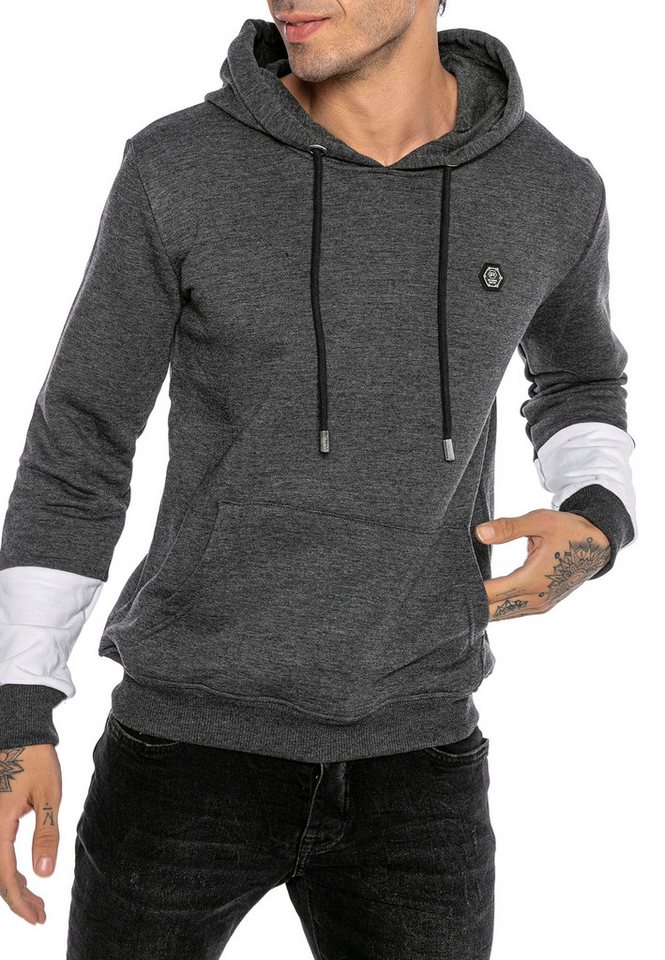 RedBridge Hoodie mit Kontrastelementen Lässiger Kapuzenpullover RedBridge Hoodie mit Kontrastelementen Lässiger Kapuzenpullover von RedBridge