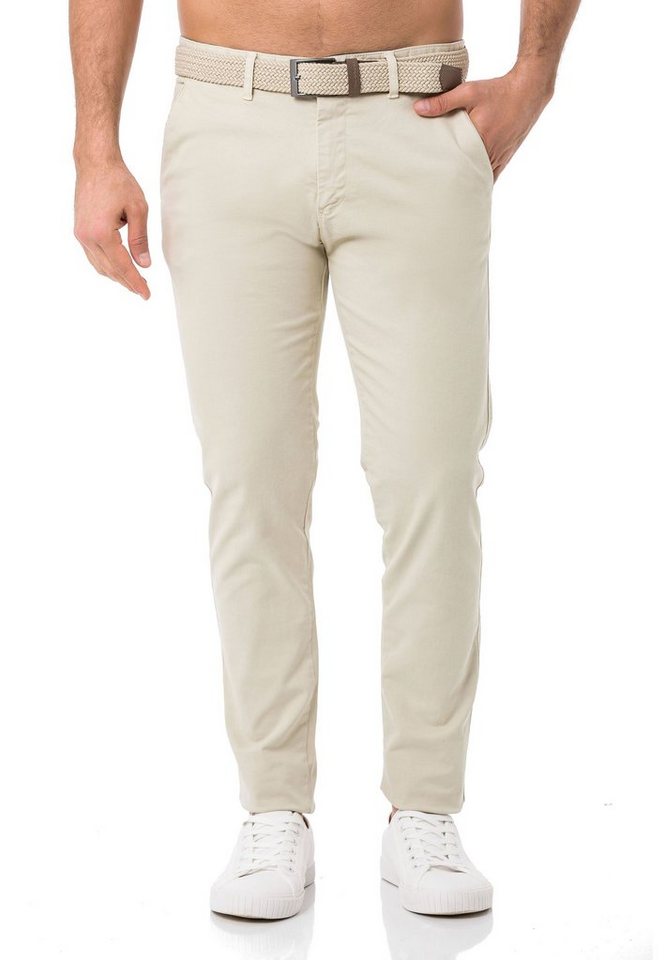 RedBridge Jeanshemd inklusive hochwertigem Stretch-Gürtel Casual Diese Hose kommt mit einem modischen und robusten Stretch-Gürtel. von RedBridge