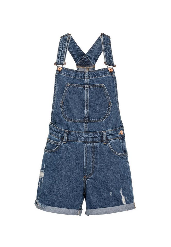 RedBridge Jeanslatzhose Red Bridge Damen Kurze Shorts Hot-Pants Latzhose Salopet von RedBridge