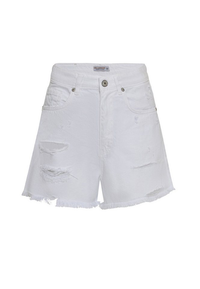 RedBridge Jeansshorts Red Bridge Damen Shorts Kurze Hose Hot-Pants Frayed Destroyed Effekte, Löcher RedBridge Jeansshorts Red Bridge Damen Shorts Kurze Hose Hot-Pants Frayed Destroyed Effekte, Löcher von RedBridge